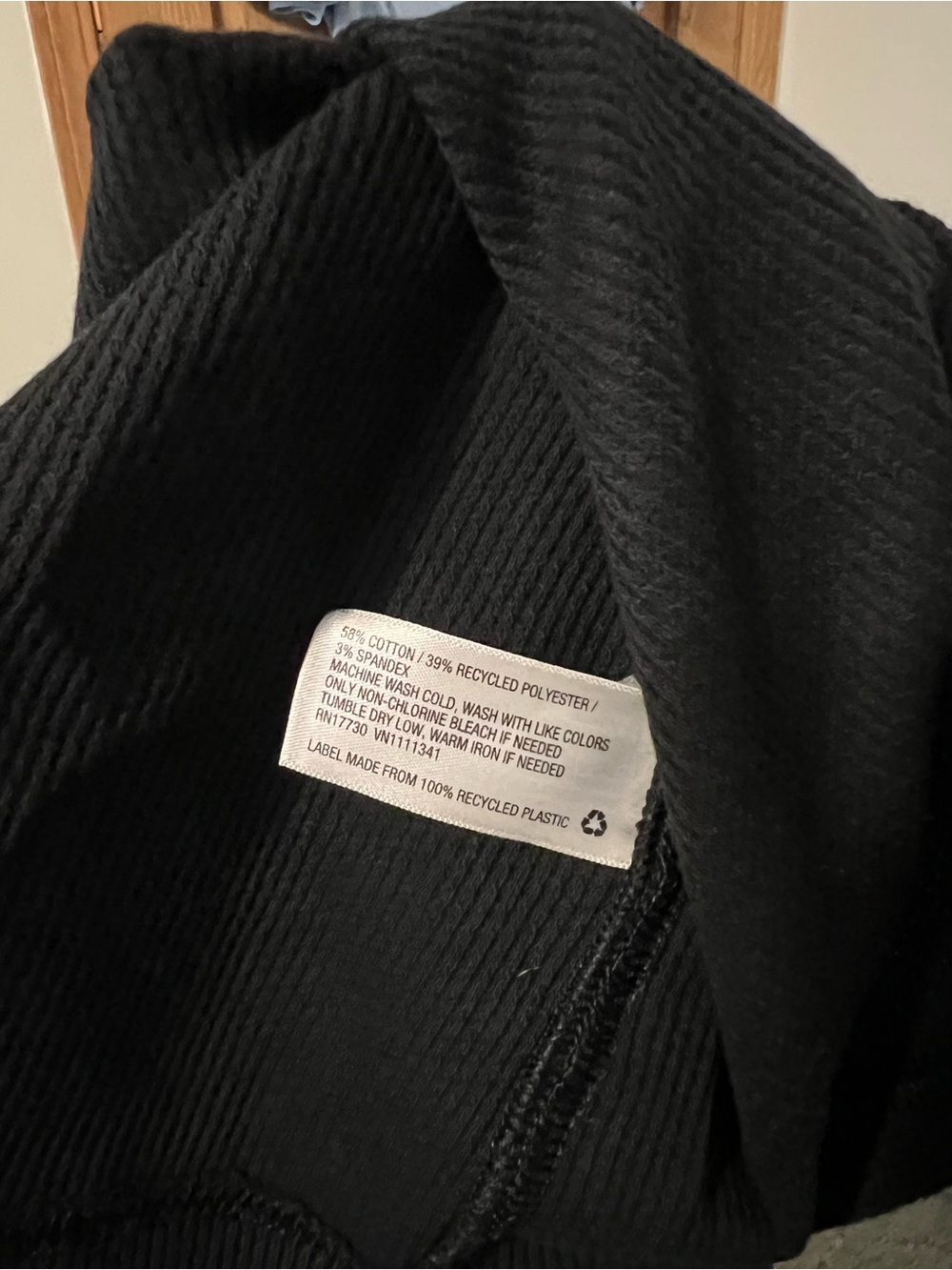 Universal Thread Black Mock Neck Long Sleeve Top - Picture 5 of 5